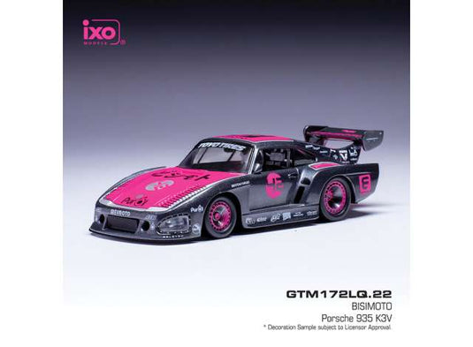 ポルシェ 935 K3 ビシモト グレー/ピンク ミニカー Porsche 935 K3 / IXO 1/43 ミニカー