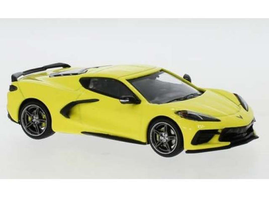 2020 シボレー コルベット C8 イエロー Chevrolet Corvette C8 / IXO 1/43 ミニカー
