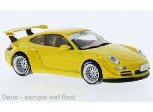 ポルシェ RWB 997 イエロー ラフヴェルト・ベグリフ Porsche ミニカー / IXO 1/43 ミニカー
