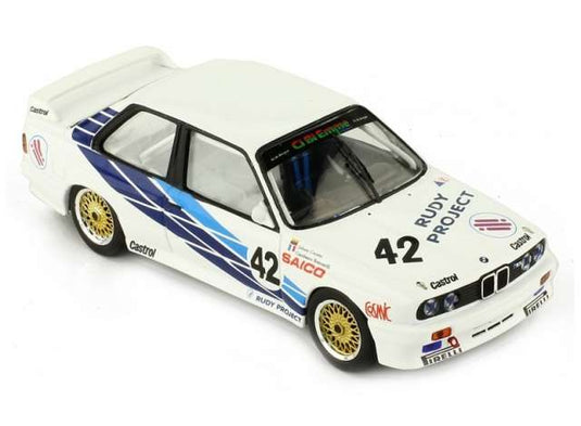 1987 BMW M3 ディジョン セコット/ブランカテッリ ホワイト ミニカー / IXO 1/43 ミニカー