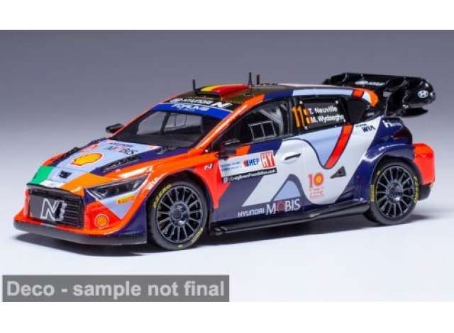 2024 ヒュンダイ i20 N Rally1 #11 T.Neuville/M. Wydaeghe WRC ラリークロアチア/ IXO  1/43 ミニカー