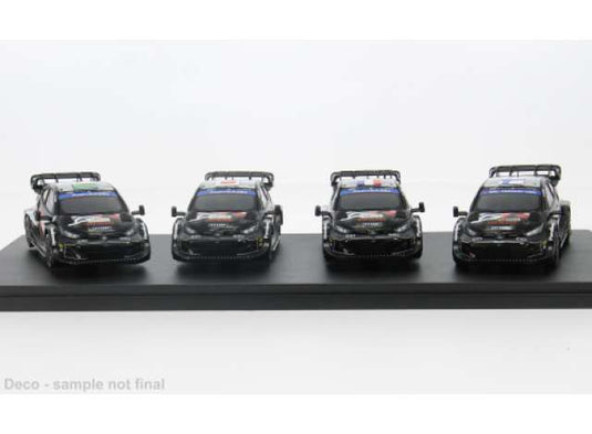 2024 トヨタ GR ヤリス ラリー1 ハイブリッド WRC 4台セット ミニカー / IXO 1/43 ミニカー