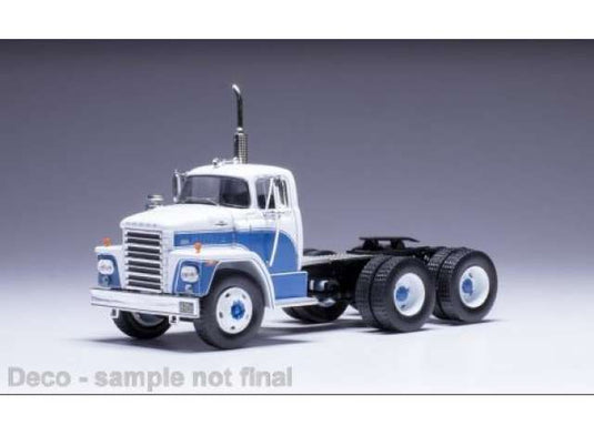 1960 ダッジ LCF CT 9000 ホワイト/ブルー トラクターヘッド ミニカー / IXO 1/43 ミニカー