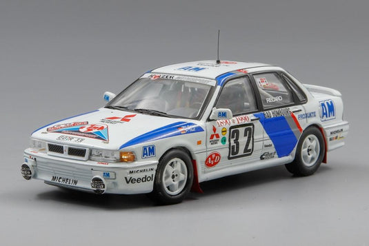 Mitsubishi Galant VR4 EVO No.32 Rallye Monte Carlo 1990 M. Gerber / P. Thul/ IXO 1/43 ミニカー