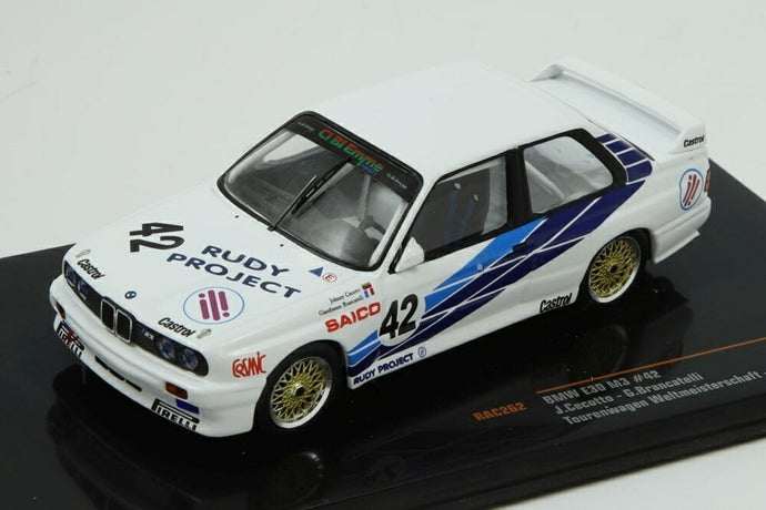 BMW M3 E30 42号車 CiBiEmme WTCC ディジョン 1987 J.Cecotto G.Brancatelli/ IXO 1/43 ミニカー