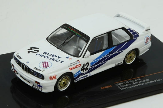 BMW M3 E30 42号車 CiBiEmme WTCC ディジョン 1987 J.Cecotto G.Brancatelli/ IXO 1/43 ミニカー
