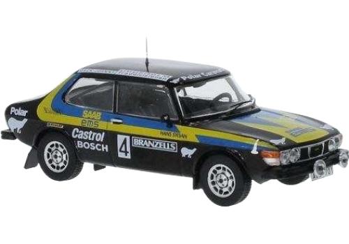 ラリースウェーデン Saab 99 EMS 1977 No.4 / IXO 1/43 ミニカー