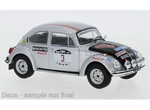 1973 Volkswagen Beetle 1303 S No.3 ラリーエルバ トロンボット/ザンケッティ シルバーミニカー/ IXO1/43