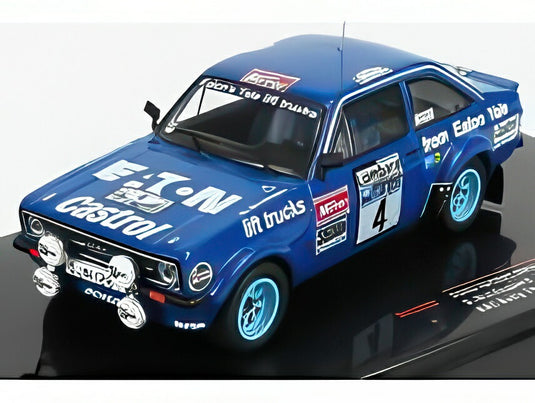 【予約】FORD ENGLAND ESCORT MKII No.4 RACラリー 1979 B.WALDEGAARD ブルー/ IXO 1/43 ミニカー