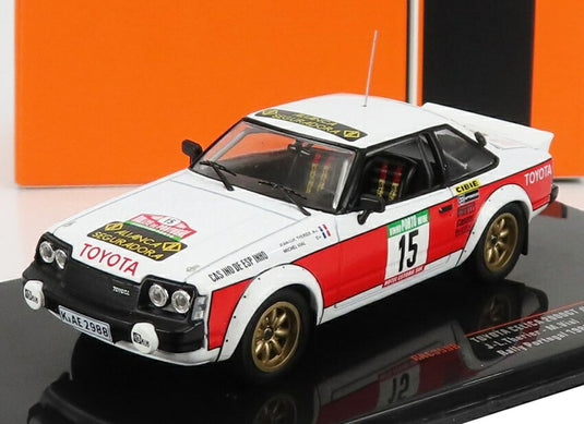 【予約】Toyotaトヨタ セリカ 2000GT RA40 N 15 ラリーポルトガル 1980 L.テリエ M.ヴィアル レッド ホワイト / IXO-MODELS 1/43 ミニカー