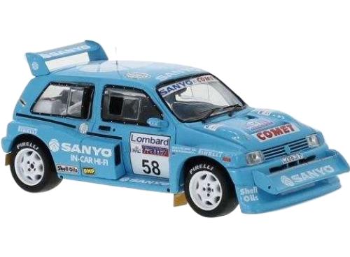 RACラリー MG Metro 6R4 1986 No.58 / IXO 1/43 ミニカー