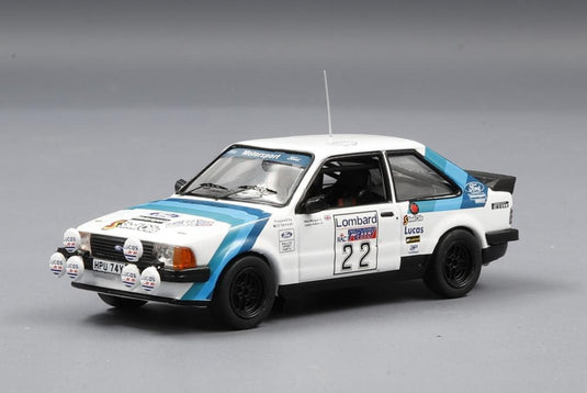Ford Escort MKIII RS 1600i RHD No.22 Rallye WM RAC Rally 1983 L.Aitken-Walker/E.Morgan/ IXO 1/43 ミニカー