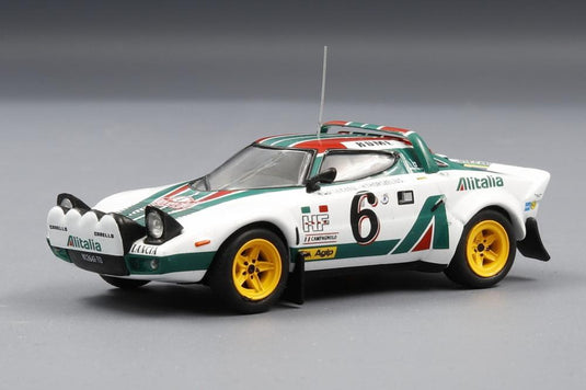 Lancia Stratos HF No.6 Lancia Alitalia racing team Alitalia Rallye WM Rallye Monte Carlo 1976 B.Waldegard/H.Thorszelius/ IXO 1/43 ミニカー