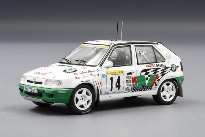 Skoda Felicia Kit Car No.14 Rallye Monte Carlo 1996 P.Sibera/P.Gross/ IXO 1/43 ミニカー