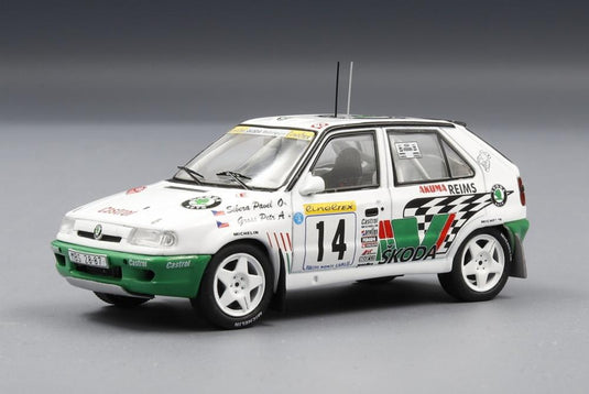 Skoda Felicia Kit Car No.14 Rallye Monte Carlo 1996 P.Sibera/P.Gross/ IXO 1/43 ミニカー