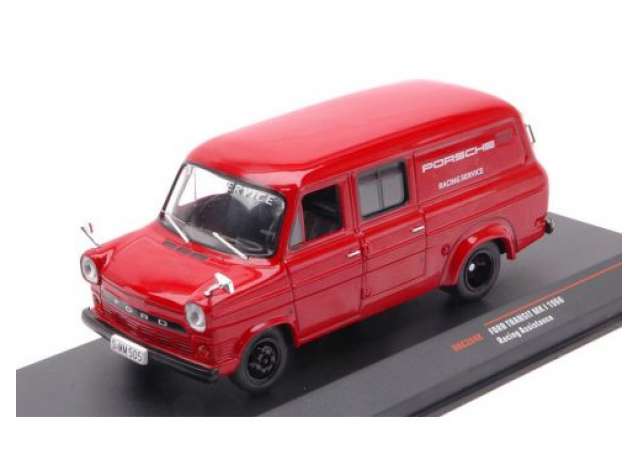 1966 Ford Transit MKI Van Porsche Racing Service ラリーアシスタンスバンミニカー/ IXO1/43