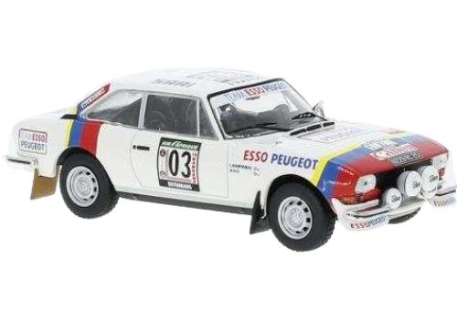 ラリーコートジボワール Peugeot 504 / IXO 1/43 ミニカー
