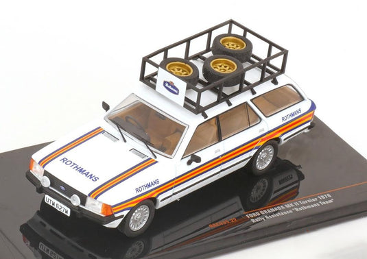 フォード Granada MK2 Turnier ラリーアシスト Rothmans 1978 ホワイト / IXO 1/43 ミニカー