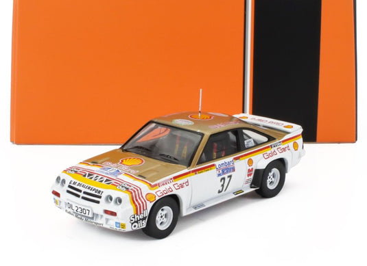 【予約】Opelオペル マンタ 400 チーム GMディーラースポーツ N 37 ラリーRACロンバード 1984 B.フィッシャー A.フレイザー ホワイト レッド / IXO-MODELS 1/43 ミニカー