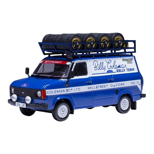 Fordフォード Transitトランジット Billy Colemanラリーチーム ブルー / IXO 1/43 ミニカー