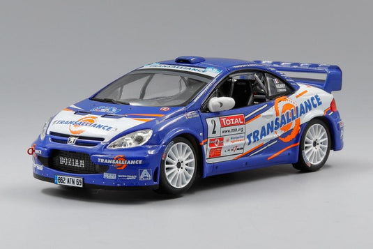 Peugeot 307 WRC No.2 1st Rallye Cevennes 2007 P. Henry / M. Lombard/ IXO 1/43 ミニカー