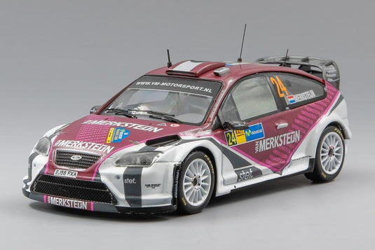 Ford Focus RS 07 WRC No.24 Rally Catalunya 2008 P. Van Merksteijn / E. Berkhof/ IXO 1/43 ミニカー