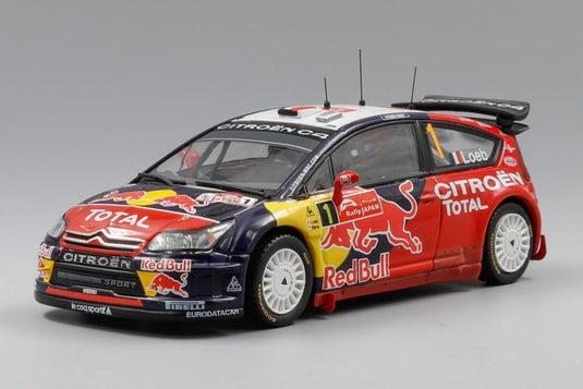 Citroen C4 WRC Rallye Rally Japan 2008 Sebastien Loeb / Daniel Elena/ IXO 1/43 ミニカー