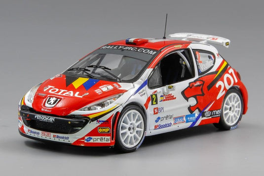 Peugeot 207 S2000 No.2 Winner Rali Vinho da Madeira 2008 (2008 IRC Champion)/ IXO 1/43 ミニカー