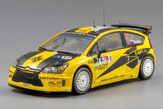 Citroen C4 WRC No.7 Rally Norway 2009 E.Novikov / D.Moscalt/ IXO 1/43 ミニカー