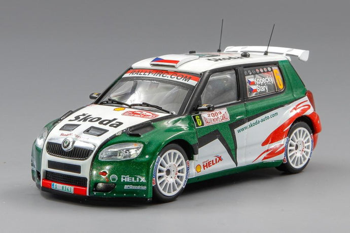 Skoda Fabia S2000 No.6 4th Rally Monte Carlo 2009 J.Kopecky / P. Stary/ IXO 1/43 ミニカー