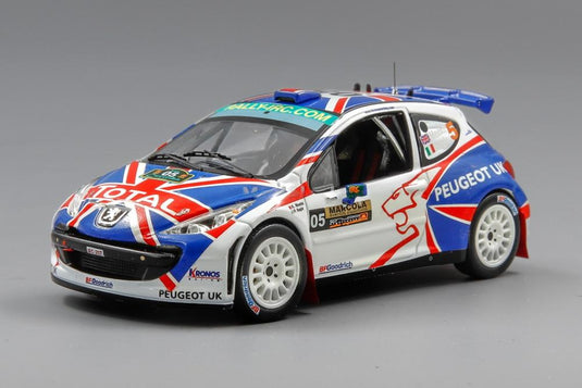 Peugeot 207 S2000 No. 5 Winner Rally Brazil 2009 K.Meeke / P. Nagle/ IXO 1/43 ミニカー