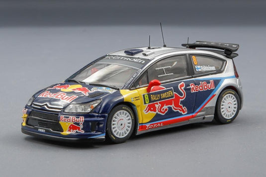 Citroen C4 WRC No8 3rd Rally Sweden 2010 K.Raikkonen/K.Lindstrom/ IXO 1/43 ミニカー