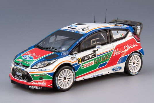 Ford Fiesta RS WRC No.3 Uk Test Kirkbride Airfield 2011 Marco Simoncelli/ IXO 1/43 ミニカー