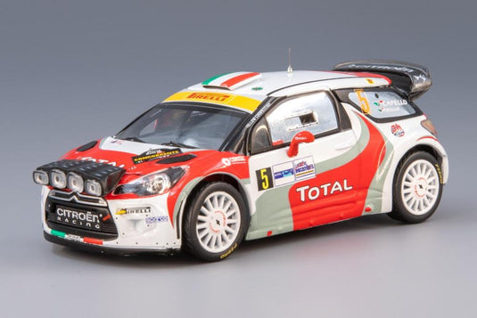 Citroen DS3 WRC No. 5 Monza Rally Show 2011 R.Capello L. Pirollo/ IXO 1/43 ミニカー