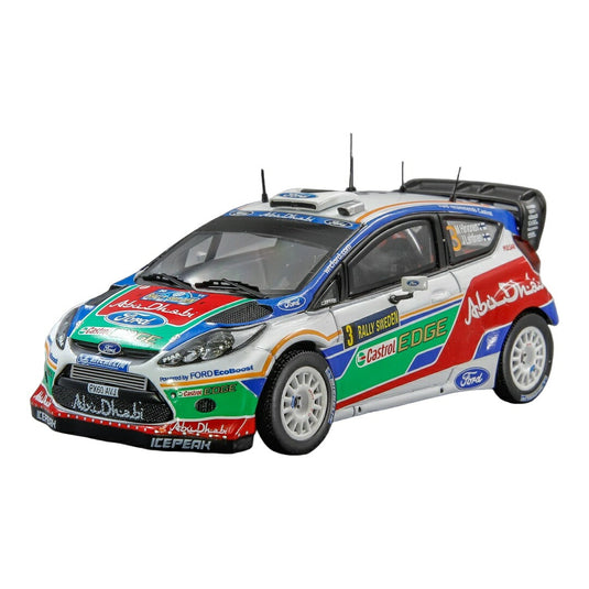 Ford Fiesta RS WRC No.3 Winner Swedish Rally 2011 M.Hirvonen J.Lehtinen ダイキャストモデル ミニカー /IXO 1/43
