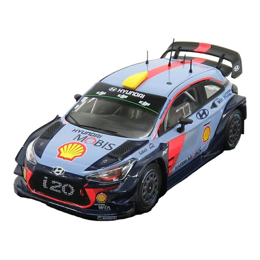 Hyundaiヒョンデ i20 WRC クーペ No.5/No.6 ラリーウェールズ 2017 ライトブルー ブラック デカール未貼付 / IXO 1/43 ミニカー