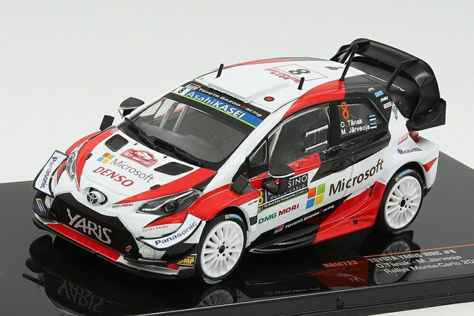 Toyota Yaris WRC 8号車 Microsoft WRC ラリーモンテカルロ 2019 O.Tanak M.Jarveoja/ IXO 1/43 ミニカー