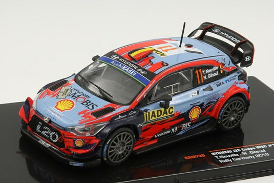 Hyundai i20 WRC 11号車 WRC ラリードイツ 2019 T.Neuville G.Gilsoul/ IXO 1/43 ミニカー
