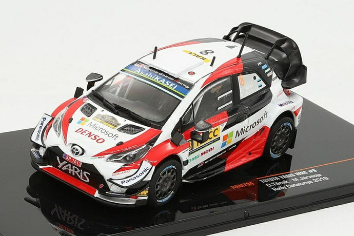 Toyota Yaris WRC 8号車 Microsoft WRC ラリーカタルーニャ 2019 O.Tanak M.Jarveoja/ IXO 1/43 ミニカー
