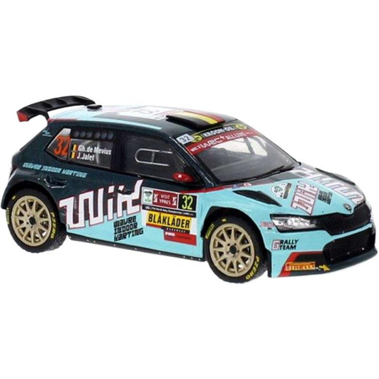ラリーYpres Skoda Fabia Rally 2 EVO / IXO 1/43 ミニカー