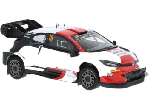 ラリーエストニア Toyota GR Yaris 2022 No.18 T. Katsuta A. Johnston / IXO 1/43 ミニカー