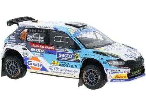 ラリーフィンランド Skoda Fabia Rallye 2 / IXO 1/43 ミニカー