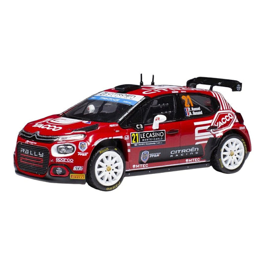 Citroenシトロエン C3 WRC2 2023 レッド