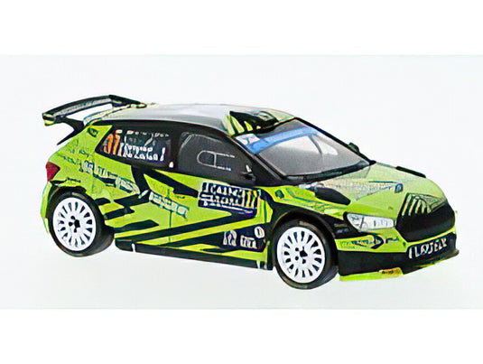 【予約】12月以降発売予定SKODA FABIA RS RALLY2 TEAM TOKSPORT WRT2 N 37 RALLY MONTECARLO 2023 FRANCOIS DELECOUR SABRINA DE CASTELLI GREEN BLACK/IXO 1/43ミニカー