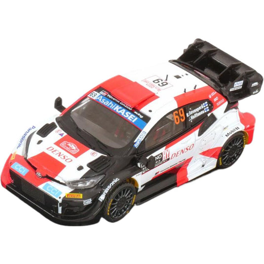 Toyotaトヨタ GR Yarisヤリス Rally1 No.69 Rally Monte Carlo 2023 World Champion Rovanperae/Halttunen / IXO 1/43 ミニカー