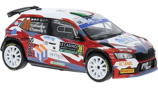 Skoda Fabia Rally2 No.38 M. / IXO 1/43 ミニカー