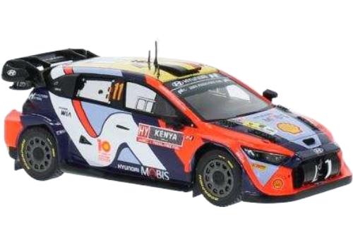 サファリラリー ケニア Hyundai i20 N / IXO 1/43 ミニカー