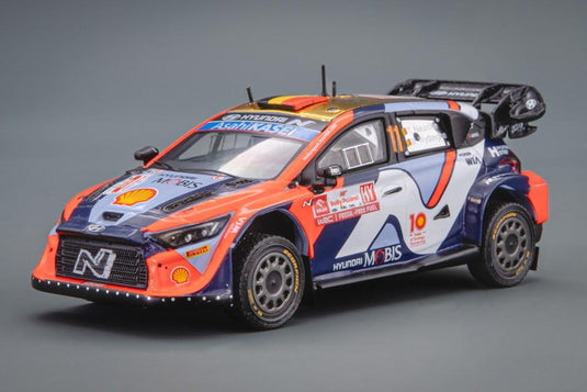 Hyundai i20 N Rally1 No.11 WRC Rally Poland 2024 T.Neuville M.Wydaeghe ("400 Stage wins" special limited edition)/ IXO 1/43 ミニカー