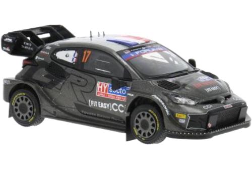 ラリーフィンランド Toyota GR Yaris Rally1 Hybrid No.17 S. Ogier V. Landais / IXO 1/43 ミニカー