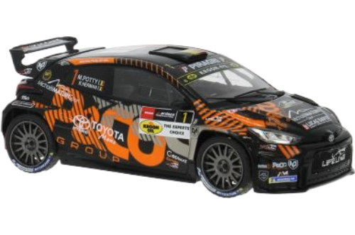 ラリーWM Toyota GR Yaris Rally2 No1 M Potty R Herman / IXO 1/43 ミニカー